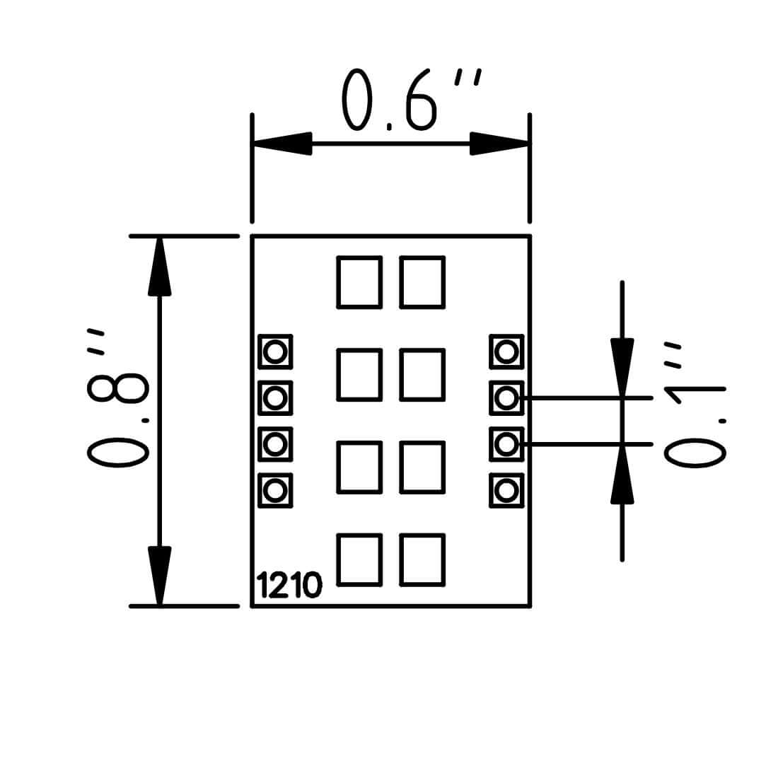 Carte adaptateur de conversion cms à DIP, 2512 1812 1210 1206 SMA SMB SMC à  DIP