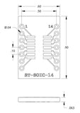 Mechanical drawing of ST-SOIC-14