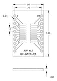 Mechanical drawing of ST-SOIC-20